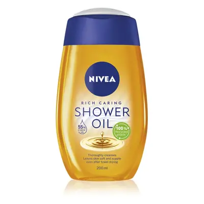 Nivea Natural pečující sprchový olej 200 ml