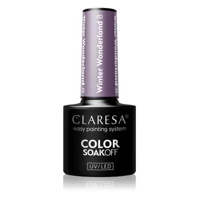 Claresa SoakOff UV/LED Color Winter Wonderland gelový lak na nehty odstín 8 5 g