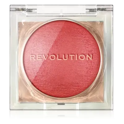 Makeup Revolution Beam Bright Blush rozjasňující tvářenka odstín Peach Pop 2.8 g