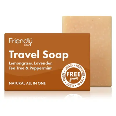 Friendly Soap Travel Soap Hair & Body přírodní mýdlo na tělo a vlasy 95 g