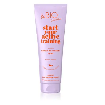 beBIO Start Your Active Training regenerační masážní olej 250 ml