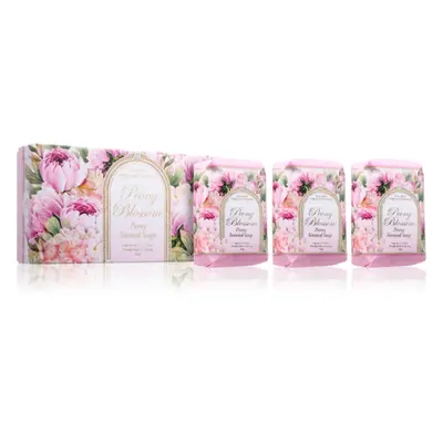 Saponificio Artigianale Fiorentino Peony Blossom Set sada tuhých mýdel