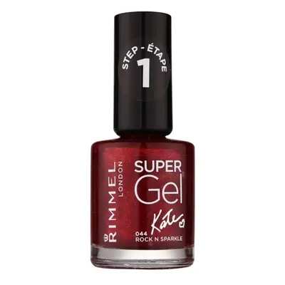 Rimmel Super Gel By Kate gelový lak na nehty bez užití UV/LED lampy odstín 044 Rock n Sparkle 12