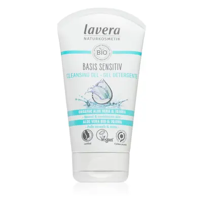 Lavera Basis Sensitiv jemný čisticí gel pro normální až smíšenou pleť 125 ml