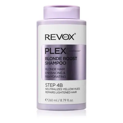 Revox B77 Plex Blonde Boost Shampoo. Step 4B šampon neutralizující žluté tóny pro blond vlasy 26