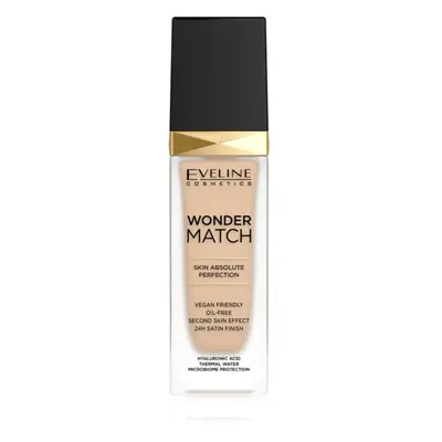 Eveline Cosmetics Wonder Match dlouhotrvající tekutý make-up s kyselinou hyaluronovou odstín 10 