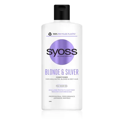 Syoss Blonde & Silver kondicionér pro blond a šedivé vlasy 440 ml