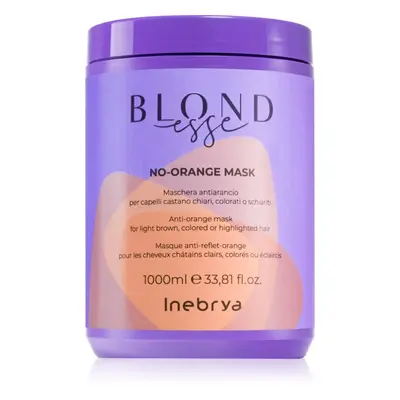 Inebrya BLONDesse No-Orange Mask maska na vlasy neutralizující mosazné podtóny 1000 ml