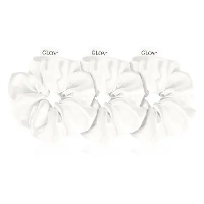 GLOV Satin Scrunchies S/M/L gumičky do vlasů Beige 3 ks