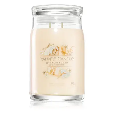 Yankee Candle Soft Wool & Amber vonná svíčka 567 g