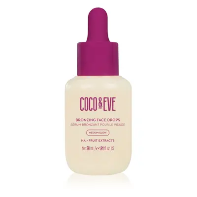 Coco & Eve Sunny Honey Bronzing Face Drops samoopalovací kapky na obličej Medium Glow (new) 30 m