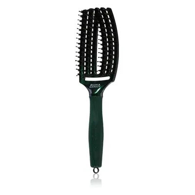 Olivia Garden Fingerbrush Midnight Desert plochý kartáč odstín Emerald 27 cm