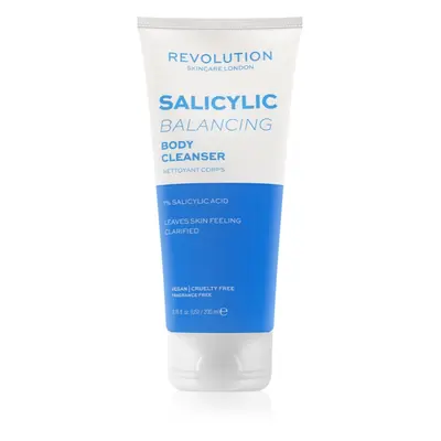 Revolution Skincare Body Salicylic (Balancing) sprchový gel s AHA kyselinami 200 ml