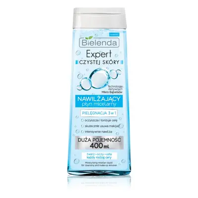 Bielenda Expert Pure Skin Moisturizing micelární čisticí voda 3 v 1 400 ml