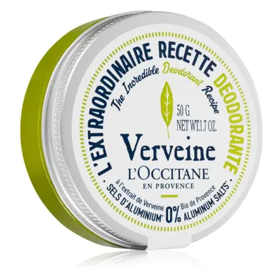 L’Occitane Verbena krémový deodorant 50 g