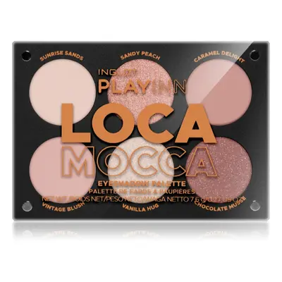 Inglot PlayInn Eyeshadow Palette paletka očních stínů odstín LOCA MOCCA 7.6 g