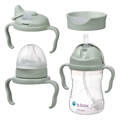 B.Box Baby Bottle 4 in 1 dětská láhev 4 v 1 Sage 240 ml