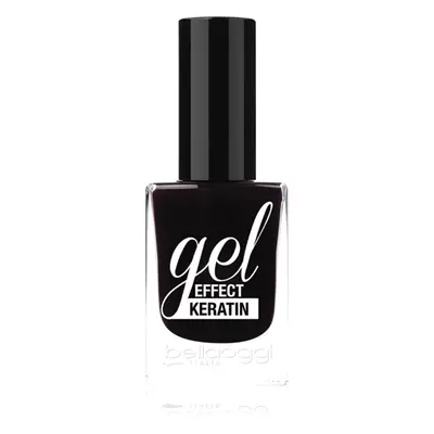 bellaoggi Gel Effect Keratin Nail Polish lak na nehty odstín Berry Bramble 10 ml