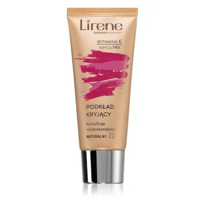 Lirene Vitamin E krycí fluidní make-up odstín 22 Natural 30 ml