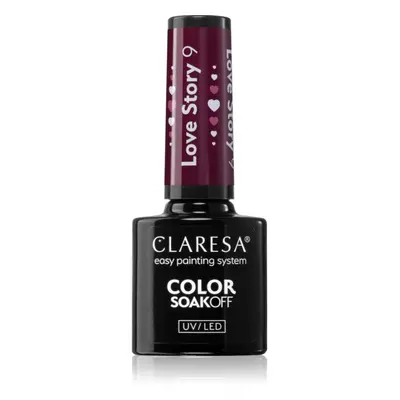 Claresa SoakOff UV/LED Color Love Story gelový lak na nehty odstín 9 5 g