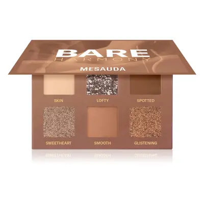 Mesauda Milano Bare Harmony paleta očních stínů odstín 206 Timeless Nude 6x1 g