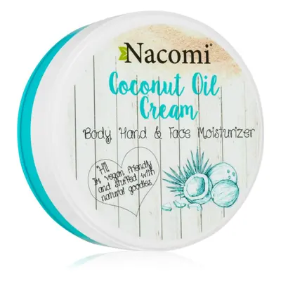 Nacomi Coconut Oil hydratační krém na tvář, ruce a tělo 100 ml