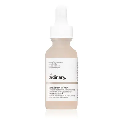 The Ordinary Alpha Arbutin 2% + HA rozjasňující pleťové sérum s kyselinou hyaluronovou 30 ml