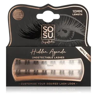 SOSU Cosmetics Hidden Agenda Undetectable Lashes trsové nalepovací řasy bez uzlíku 10 mm