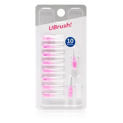 Herbadent UBrush! náhradní mezizubní kartáčky 0,7 mm Pink 10 ks