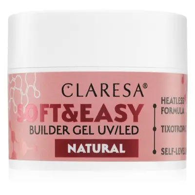 Claresa Soft&Easy Builder Gel podkladový gel na nehty odstín Natural 12 g