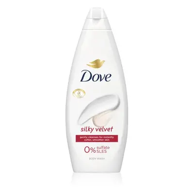 Dove Silky Velvet sprchový gel maxi 720 ml