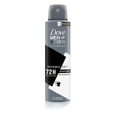 Dove Men+Care Antiperspirant antiperspirant proti bílým a žlutým skvrnám 72h Invisibile Dry 150 