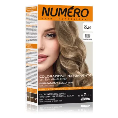 Brelil Professional Permanent Coloring barva na vlasy odstín 8.00 Light Blonde 125 ml