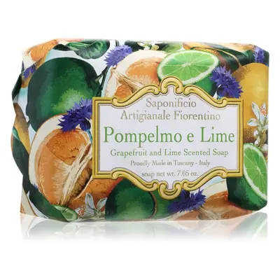 Saponificio Artigianale Fiorentino Grapefruit and Lime Perfumed Soap přírodní tuhé mýdlo 200 g