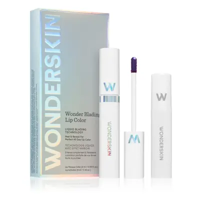 WONDERSKIN Wonder Blading Lip Stain Kit slupovací rtěnka odstín Hayley 4 ml