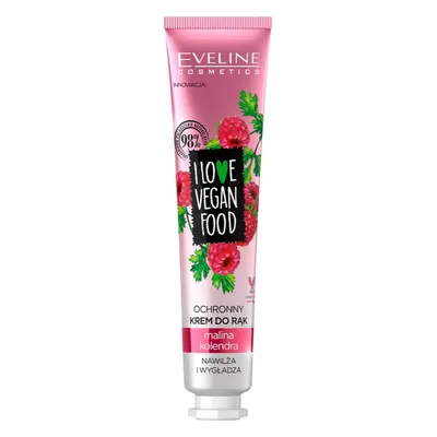 Eveline Cosmetics I Love Vegan Food hydratační krém na ruce s vůní malin 50 ml