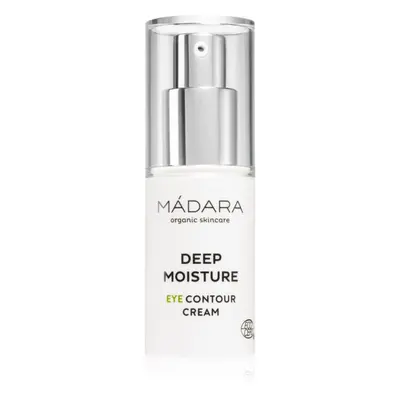 Mádara DEEP MOISTURE rozjasňující oční krém proti otokům a tmavým kruhům 15 ml