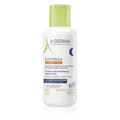 A-Derma Exomega Control Repairing Emollient Night Cream regenerační noční krém proti škrábání 40