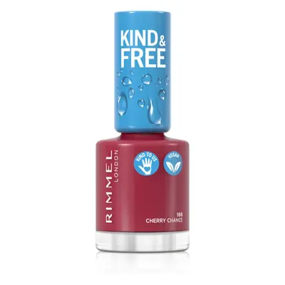 Rimmel Kind & Free lak na nehty odstín 166 Cherry Chance 8 ml