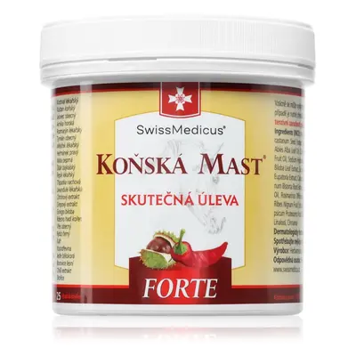 SwissMedicus Koňská mast FORTE hřejivá mast 250 ml