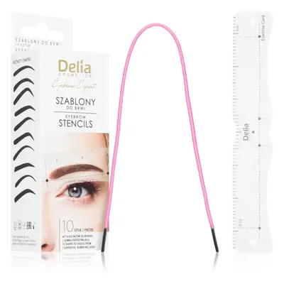 Delia Cosmetics Eyebrow Expert Eyebrow Stencils šablony na obočí 1 ks