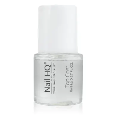 Nail HQ Essentials Top Coat vrchní lak na nehty bez použití UV/LED lampy 8 ml