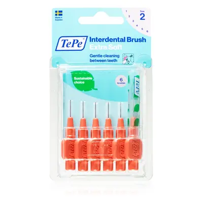 TePe Interdental Brush Extra Soft mezizubní kartáčky 0,5 mm 6 ks