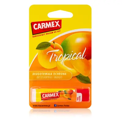 Carmex Tropical Peach & Mango hydratační balzám na rty v tyčince (Peach and Mango) 4.25 g