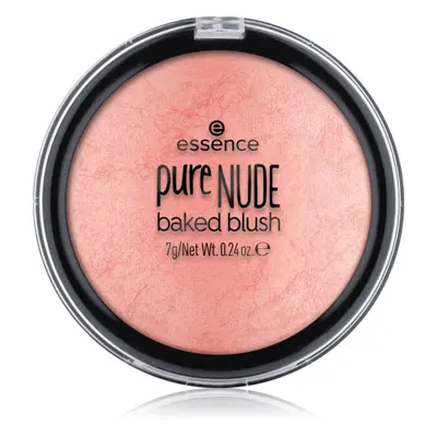 Essence pure NUDE baked pudrová tvářenka odstín 01 Shimmery Rose 7 g