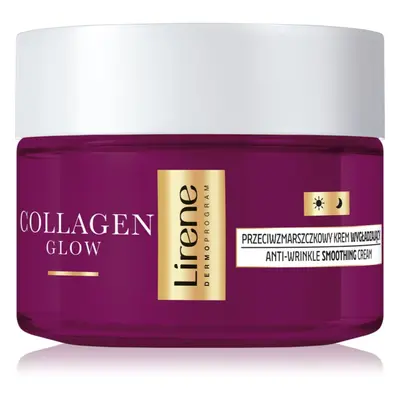 Lirene Collagen Glow 50+ vyhlazující krém pro zpevnění kontur obličeje 50 ml