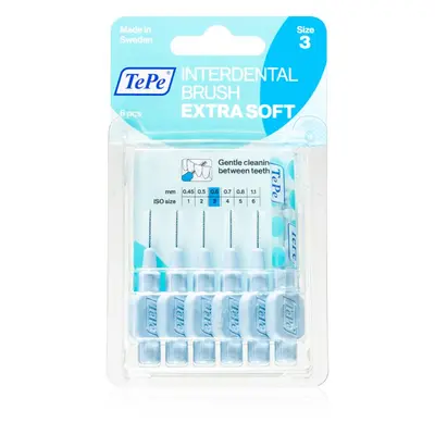 TePe Interdental Brush Extra Soft mezizubní kartáčky 0,6 mm 6 ks