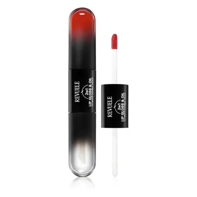 Revuele 2IN1 Lip Gloss & Oil lesk na rty 2 v 1 odstín 01 7 ml