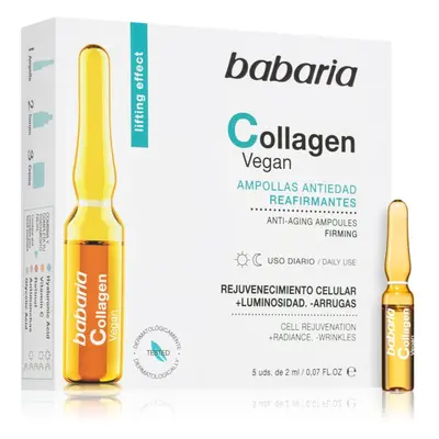 Babaria Collagen koncentrované sérum proti příznakům stárnutí pleti v ampulích 5x2 ml