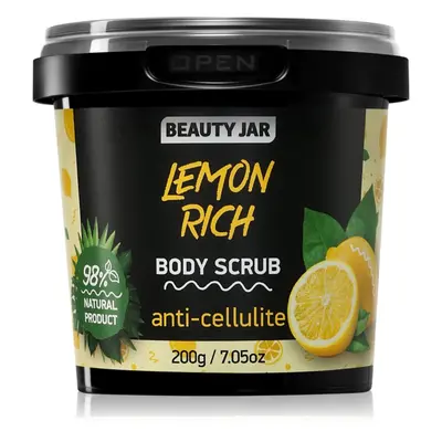 Beauty Jar Lemon Rich tělový peeling proti celulitidě 200 g